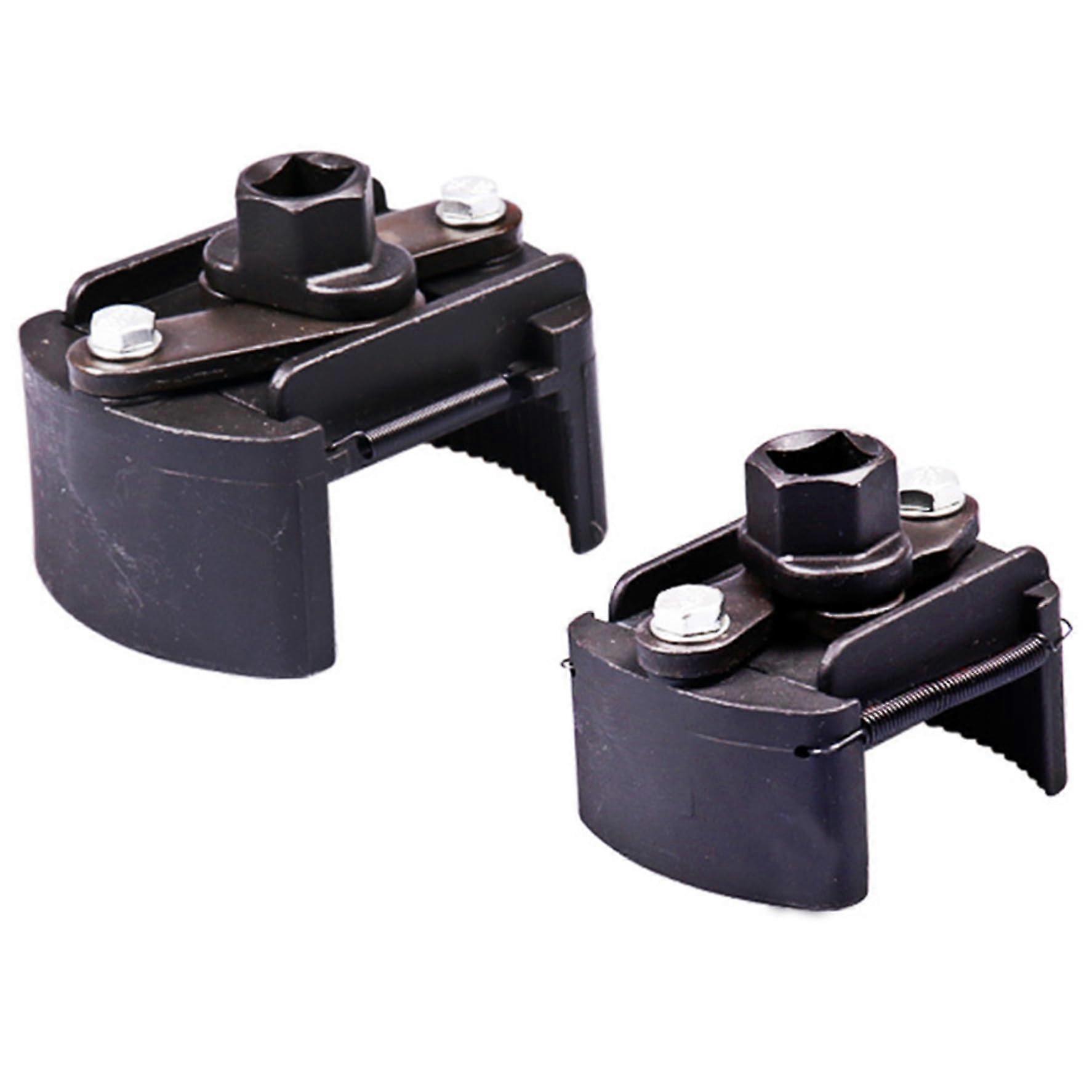 Adjustable Oil Filter Wrench, Durable 2-Piece Set for Small to Medium Spin-On Filters