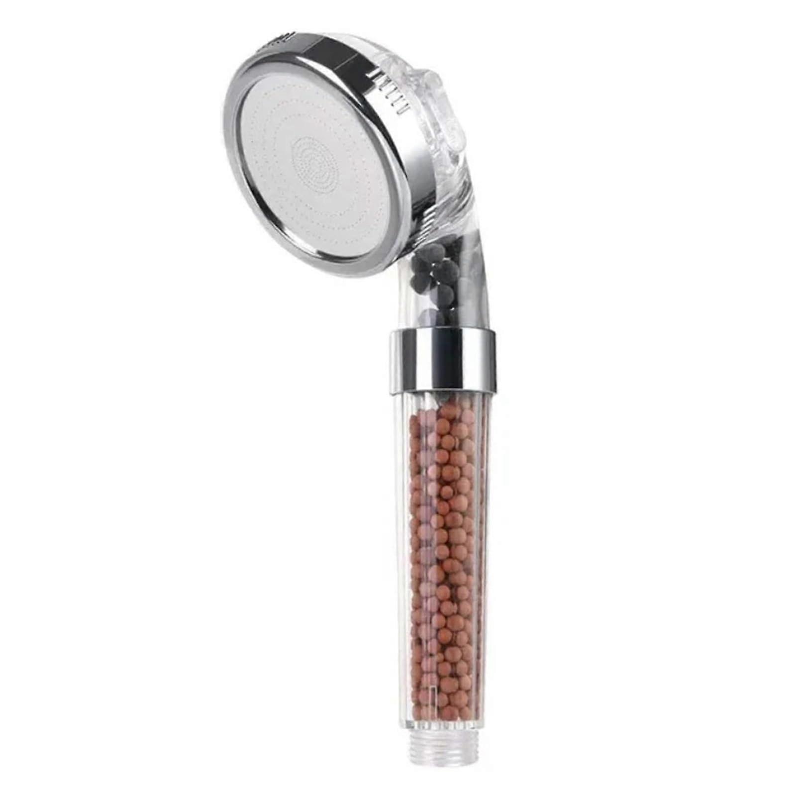 ThreeSpeed Adjustable Nozzle Booster Handheld Shower Removable Anion Filter (Color : Holder)