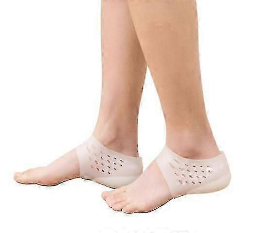 2 Pairs Footbed Enhancers Invisible Height Increase Insoles Height Increase Heels Silicone Insoles Pads2 Pairs Footbed Enhancers Invisible Height Incr