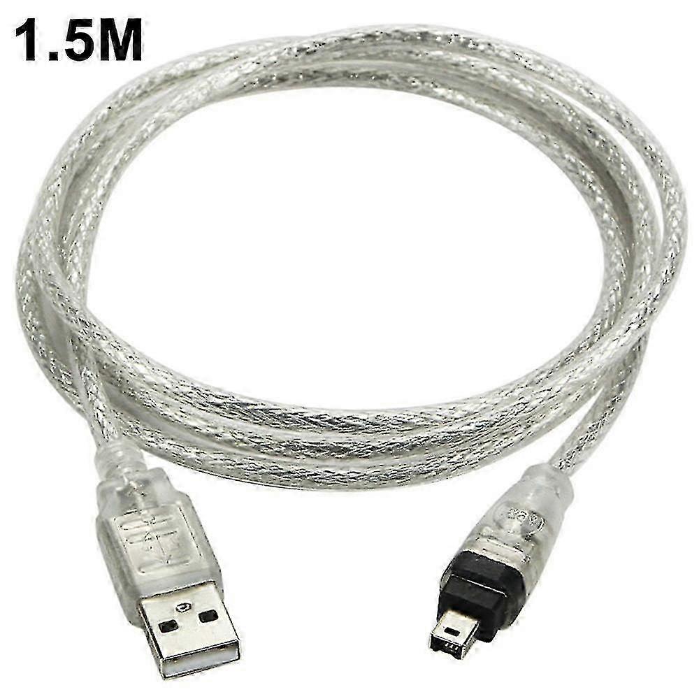 cablegram Usb Male To Firewire Plug Mini 4-pin Adaptor For Peripheral Devices That Are Compatible Only With This Type Of