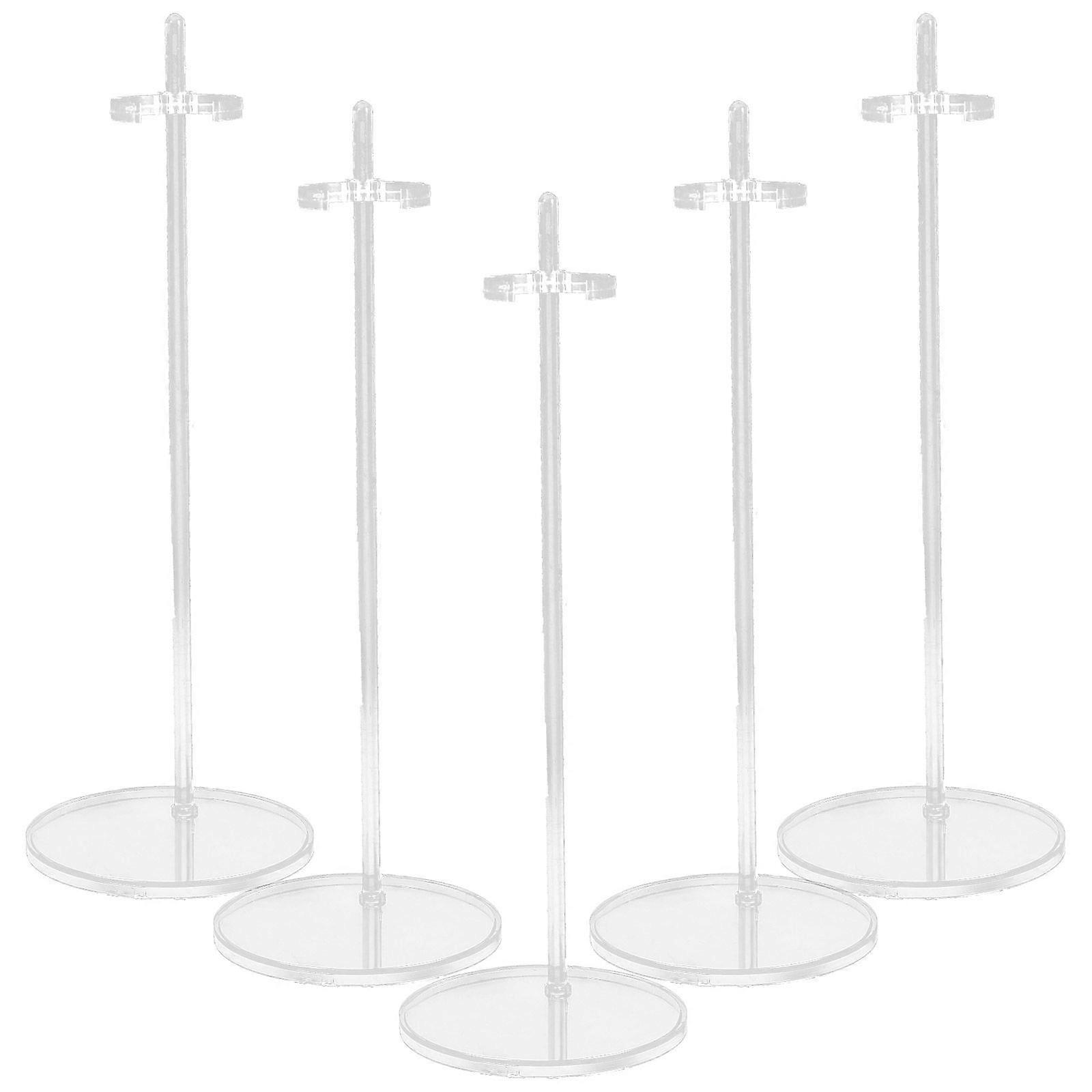 5pcs Doll Display Stand Adjustable Doll Stand Dolls Display Holder Model Display Holder