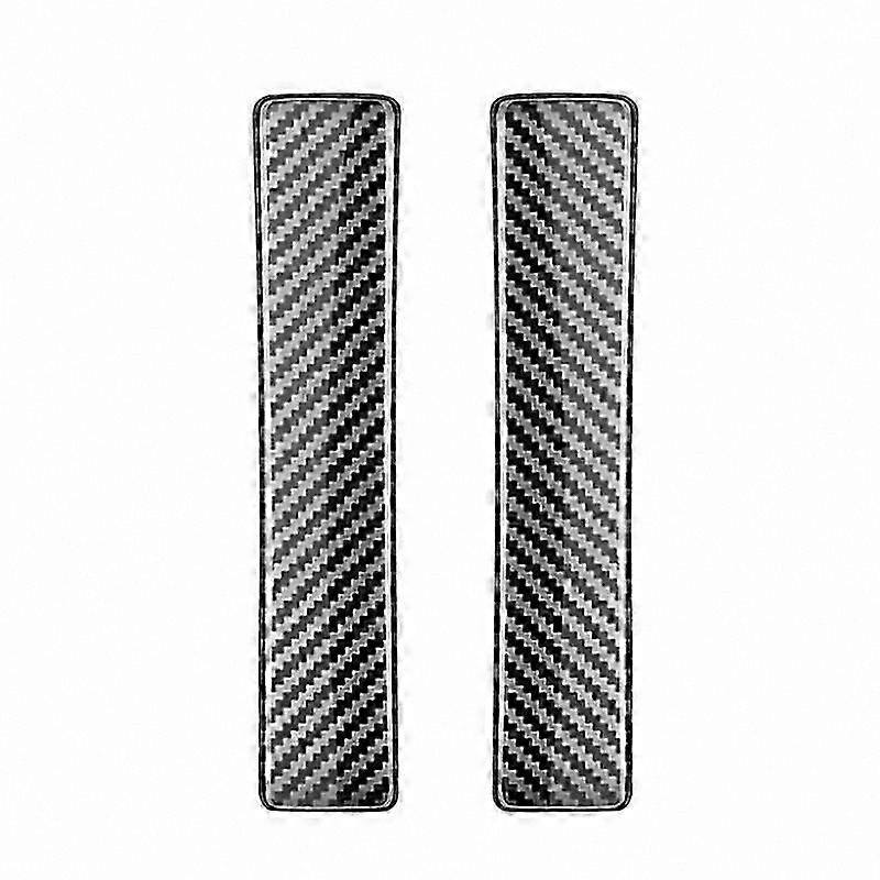 Carbon Fiber Style Door Button Frame Trim Sticker for 40 Series MPV Interior Upgrade 2023 Model