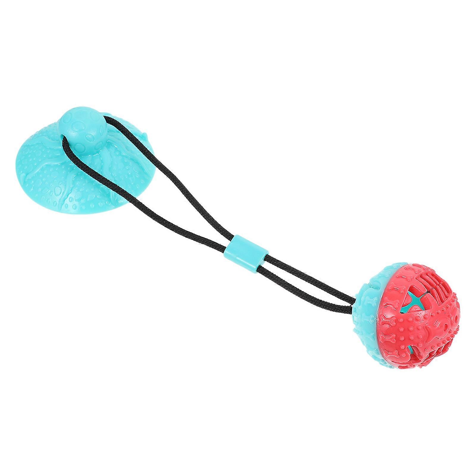 Suction Cup Dog Feeding Ball for Interactive Play, Teeth Cleaning, and Self Playing Tug to Relieve Boredom and Boost Pet Intelligence