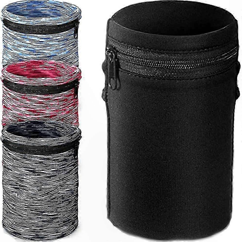 4-Pack Sports Phone Armbands with Zippered Wrist Pouch for Running and Workouts
