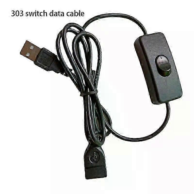 USB Extension Cable with On/Off Switch, 1M Male to Female Data Cable, 4-Core High-Speed USB Extender