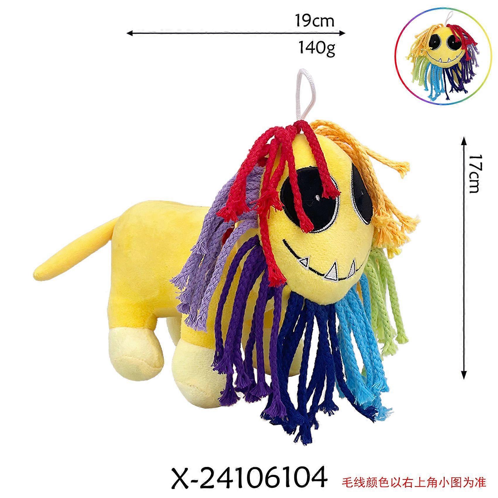 Nightmare Critters Poppy 4 Green Dinosaur & Big Lion Plush Toy Doll - Multiple Styles (Cloud Person/Rainbow Tail Cat/Green Dinosaur/Big Lion etc.)