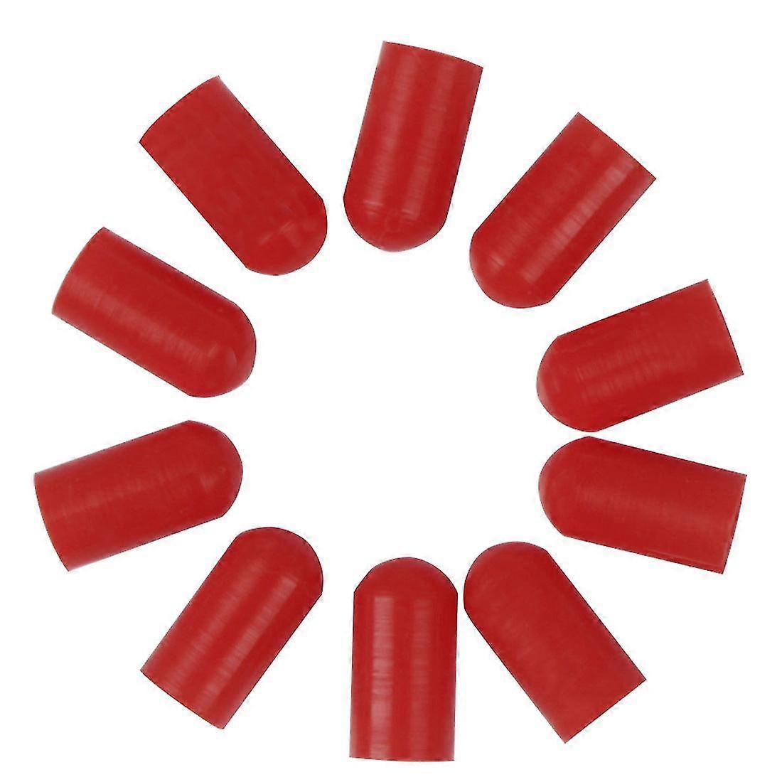10Pcs Drumstick Head Protective Cover Silicone Drumstick Ferrule