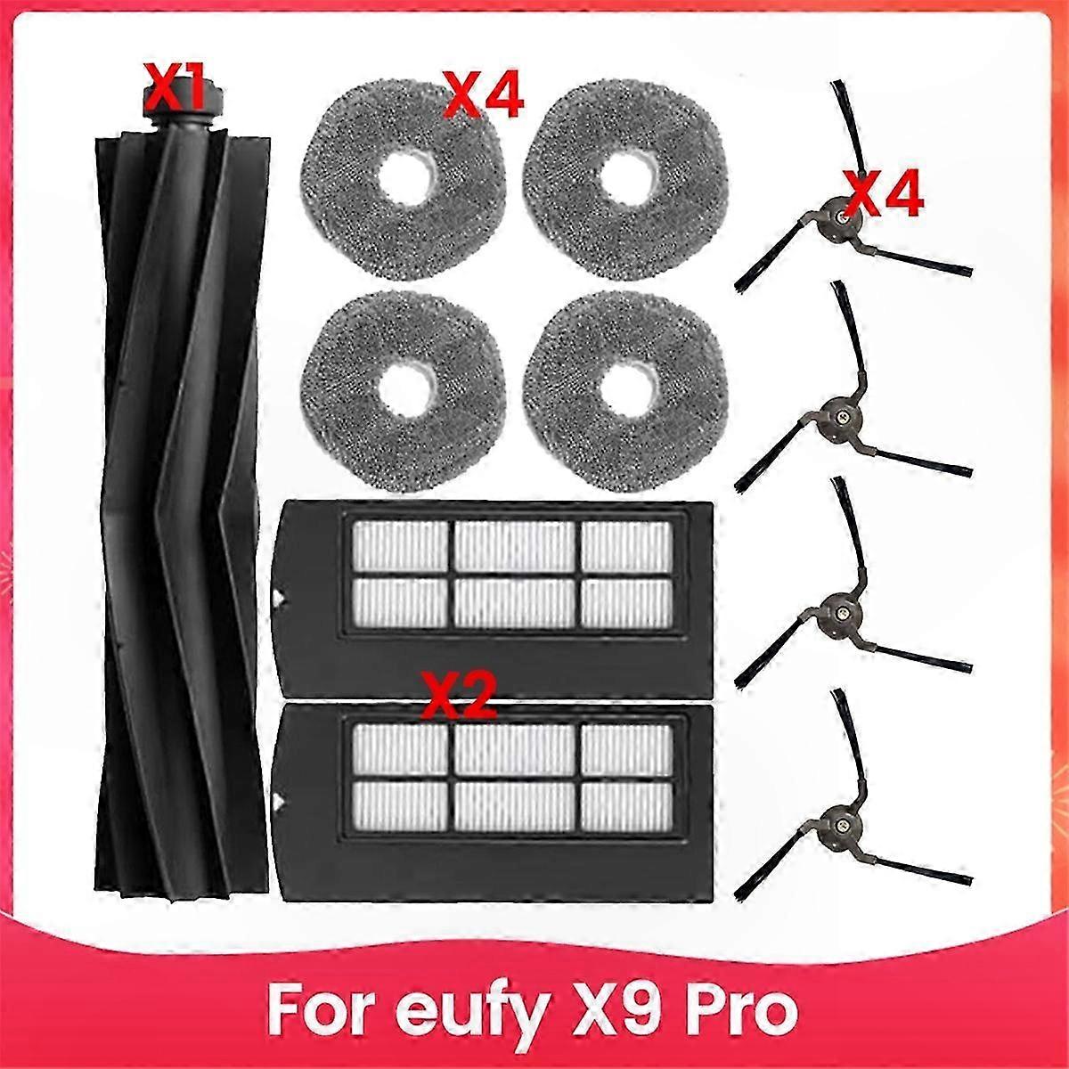 Replacement Parts for RoboVac - Main Brush, Side Brush & Filter Set