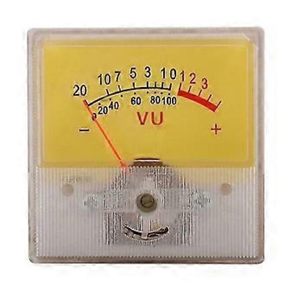 Professional VU Level Meter Square VU Tester DB Level Header Power Amplifier