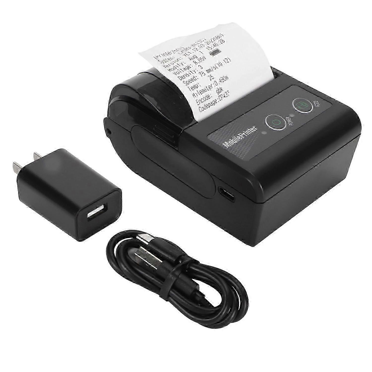 58mm Mini Thermal POS Printer Handheld Bluetooth Receipt Printer Pocket Printer for Cell Phones Tabl