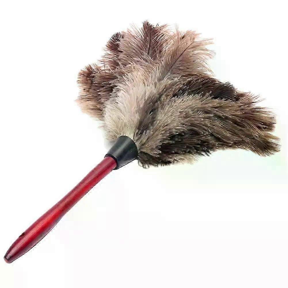 ostrich feather duster with long handle for household cleaning