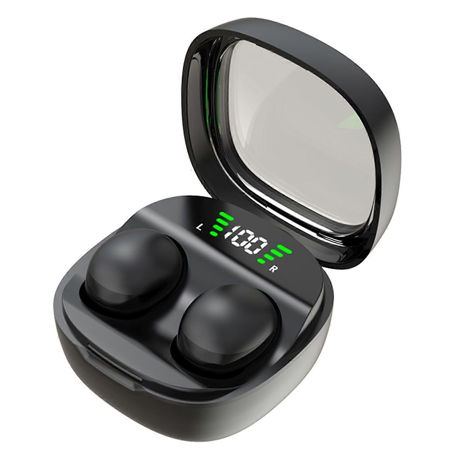 Small Sleeping Earbuds Bluetooth 5.3 Invisible Mini Wireless for Side Sleepers(Black)
