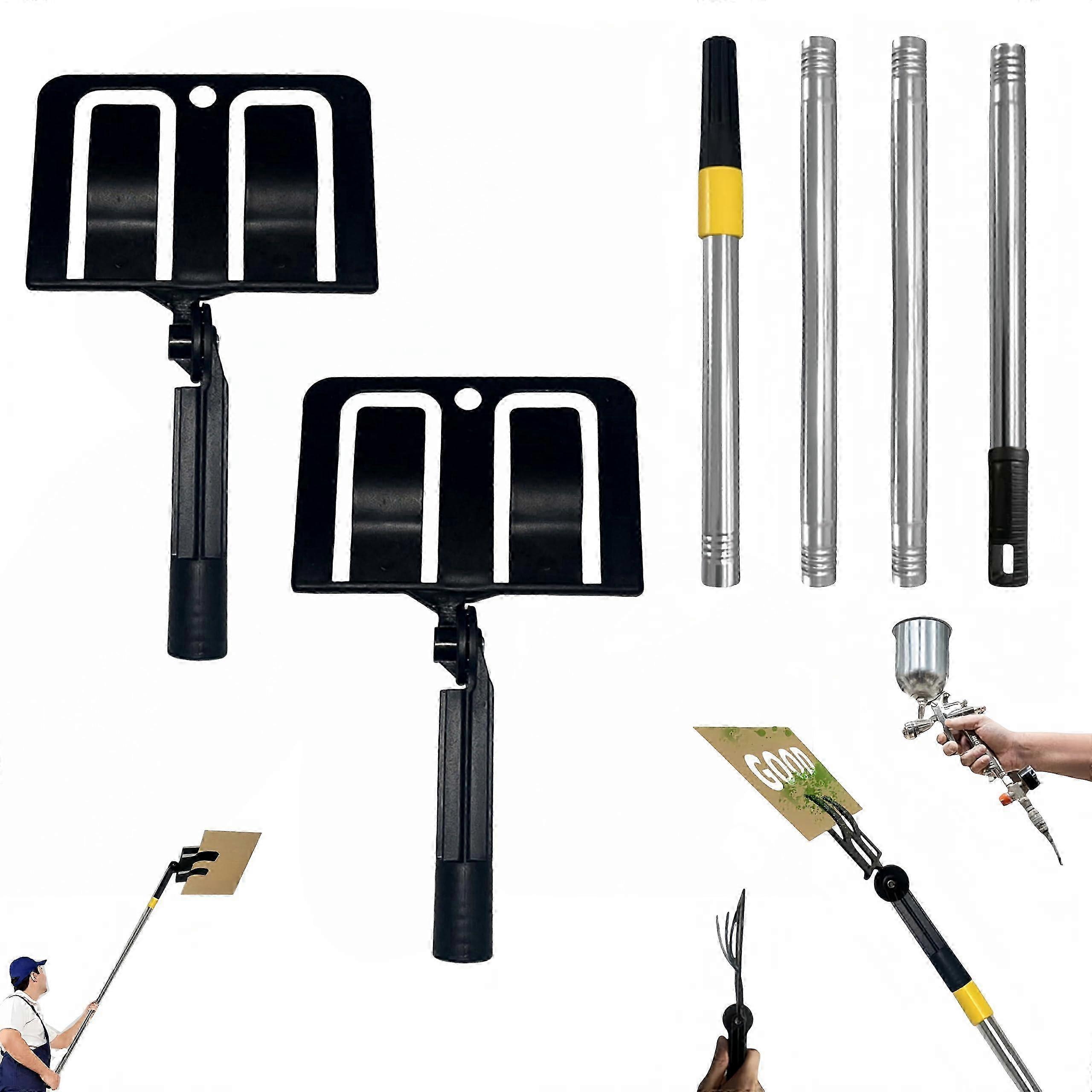 2025 Paint Shield Holder,Adjustable Angle Spray Shield Holder Set,Paint Spray Shield