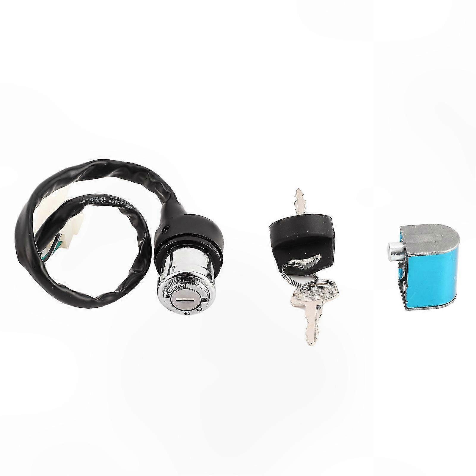 Universal Motorcycle Ignition Switch Lock with Keys for 500cc 600cc ATVs