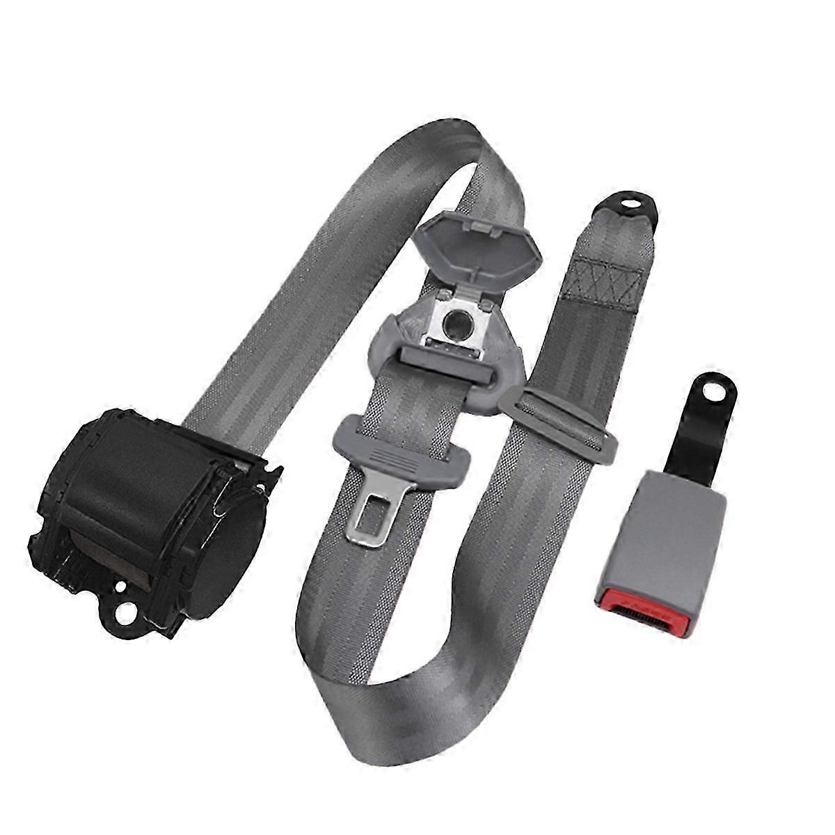 Universal 3-point Automatic Seat Belt Car Truck Stopper Spacing Limit Buckle Clip Seat Belt With Ca