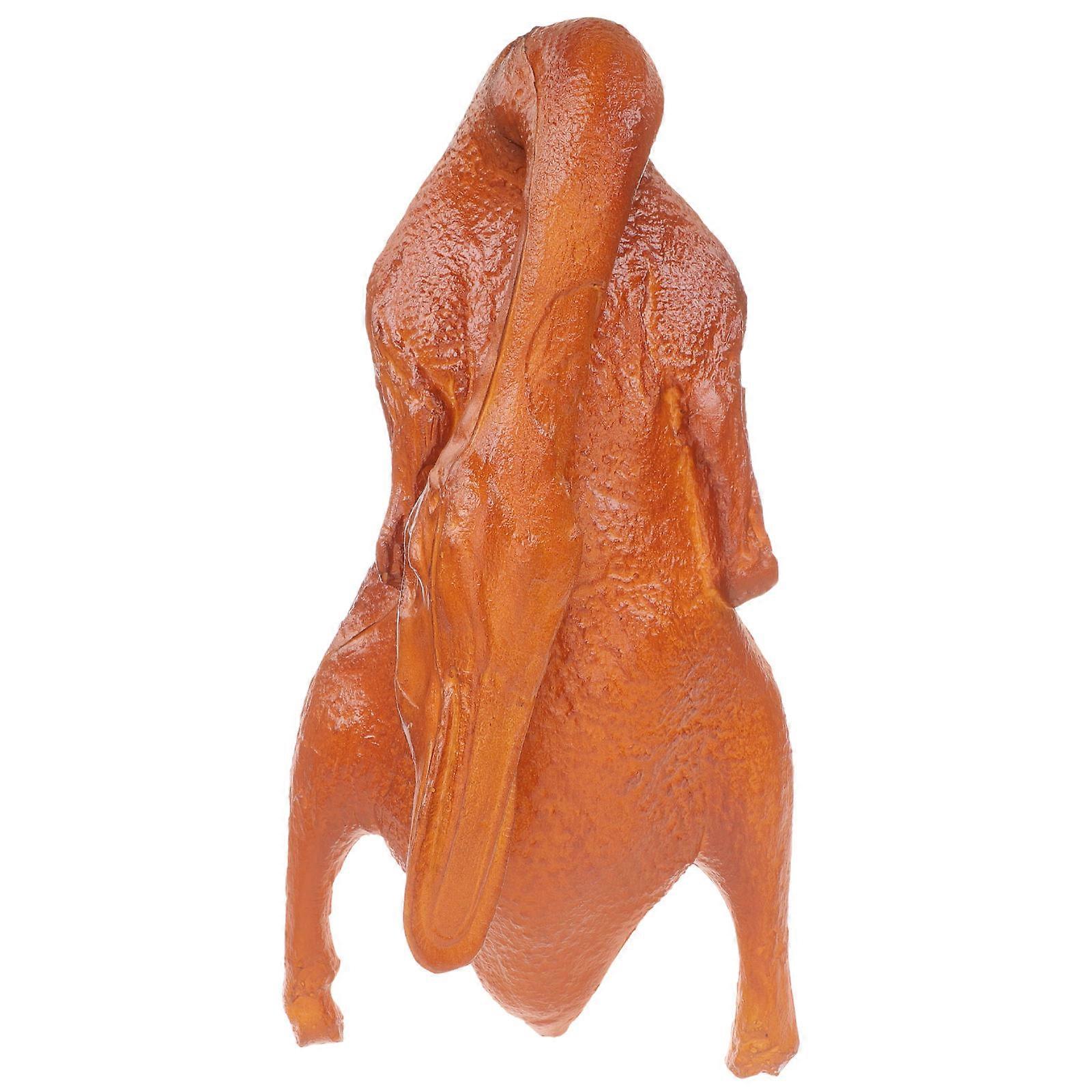 Artificial Fake Food Roasted Duck Prop for Decor 4Pcs Realistic Model