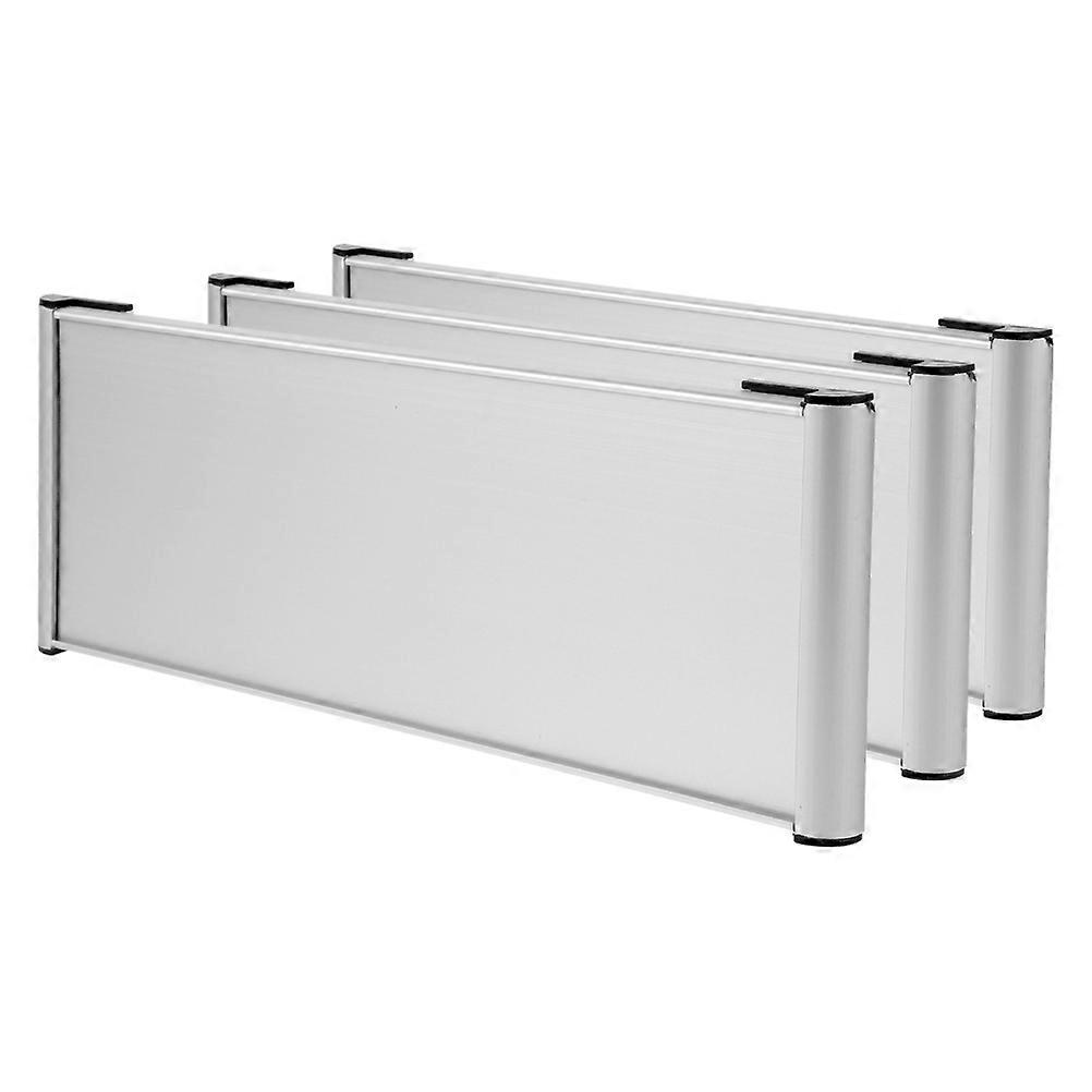 Office Door Sign Double-Sided Aluminum Nameplate Holder for Office Use 12Pcs