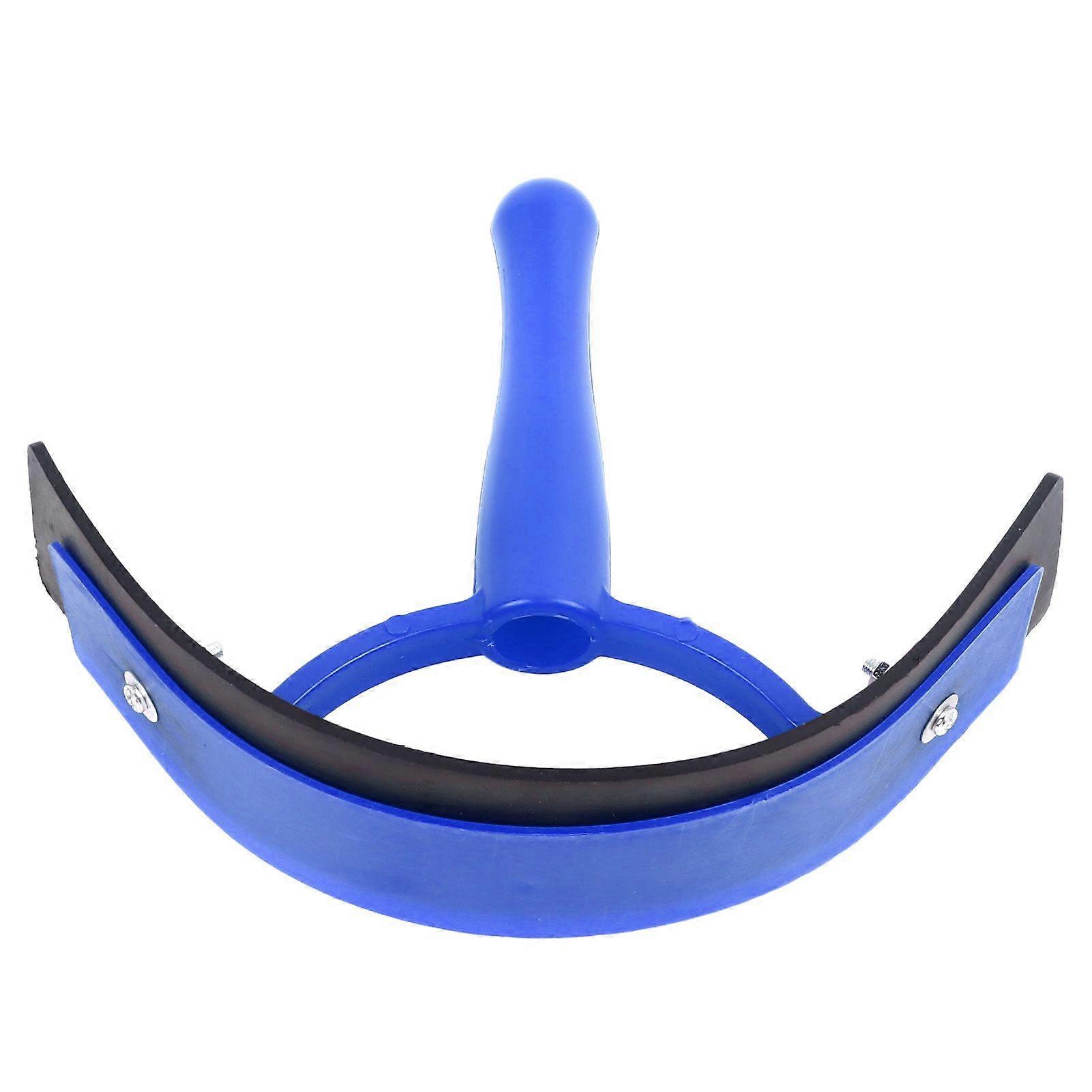Horse Sweat Scraper Professional Efficient Comfortable To Hold Horse Bathing Water Scraper for Horse Supplies Royalblue