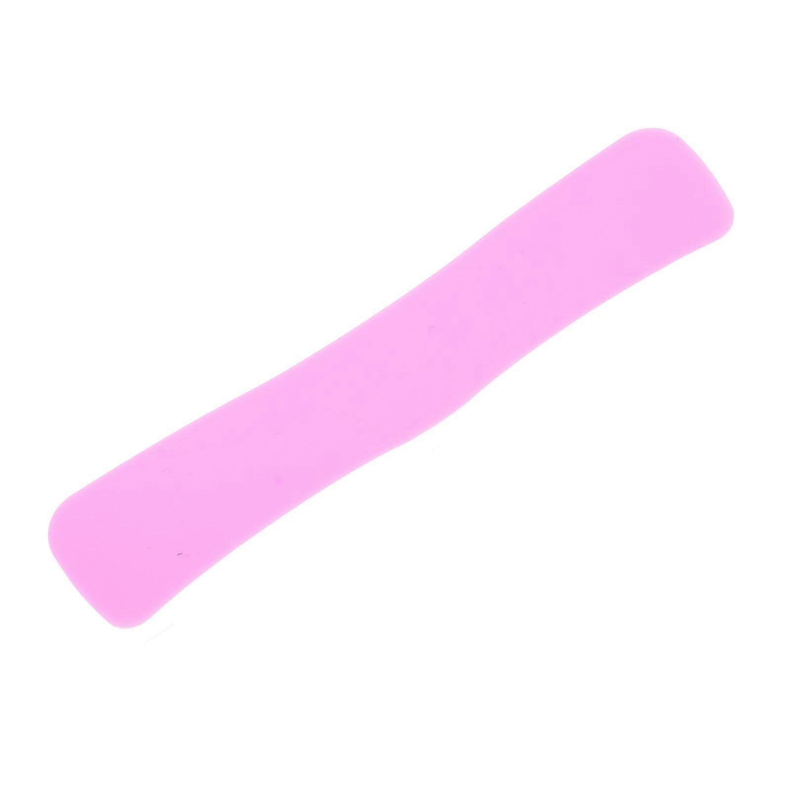 2Pcs Silicone False Eyelash Holder Pads Easy Eyelash Removal Reusable Eyelash Extension Forehead Sticker for Grafting Eyelashes Rose Red Small Wavy