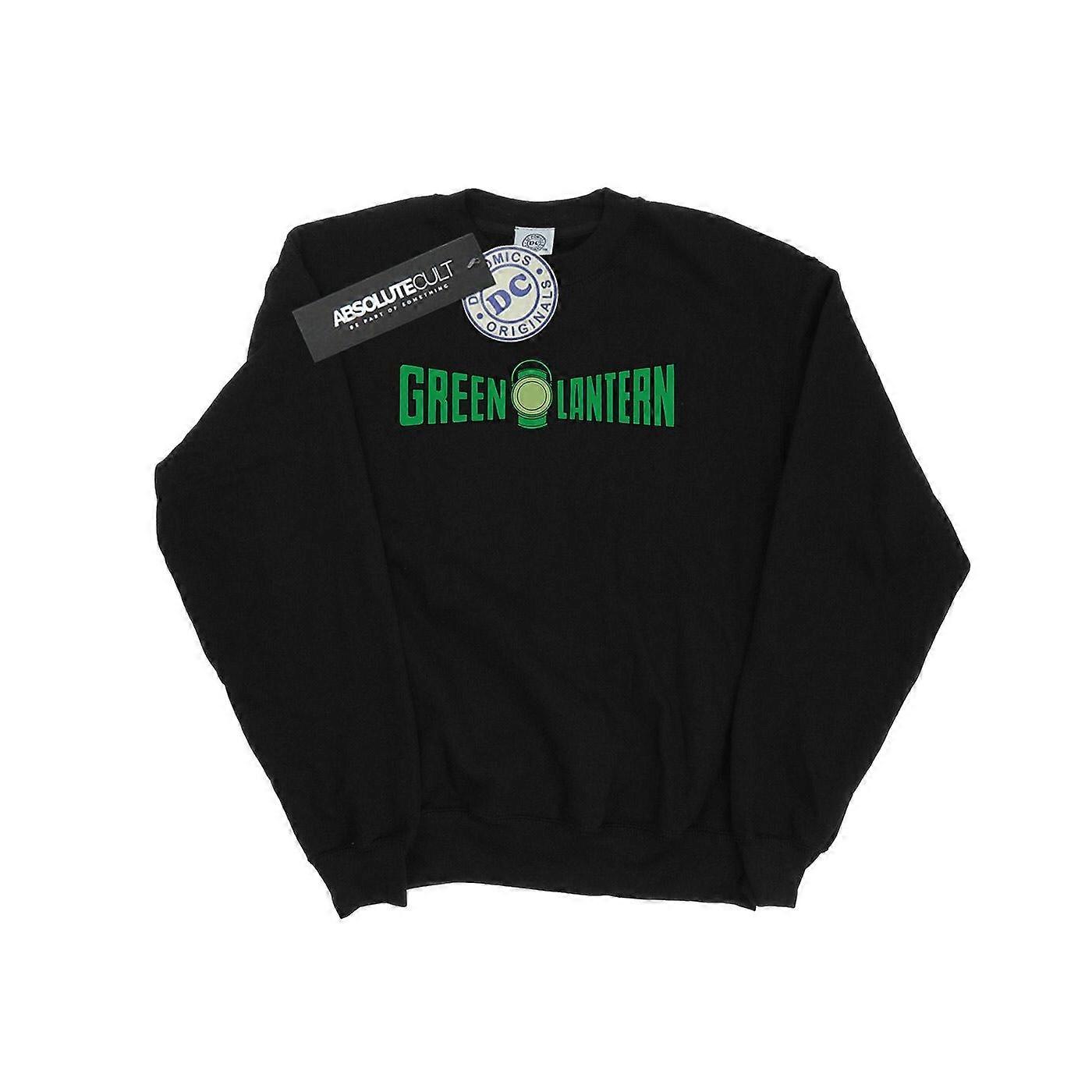 DC Comics Damen/Damen Green Lantern Text Logo Sweatshirt