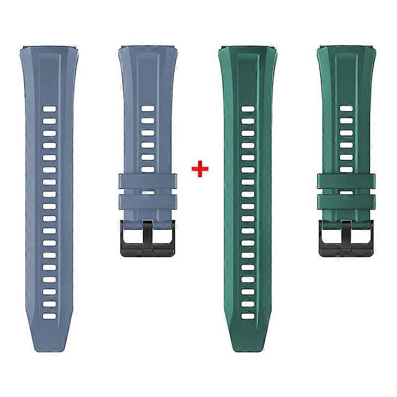 2 Pack 22mm Silicone Strap For Huawei GT5 GT 5 Pro GT4 GT3 GT2 GT2E GT 46mm Sport Band For Huawei Watch 4 4Pro 3 3Pro Bracelet