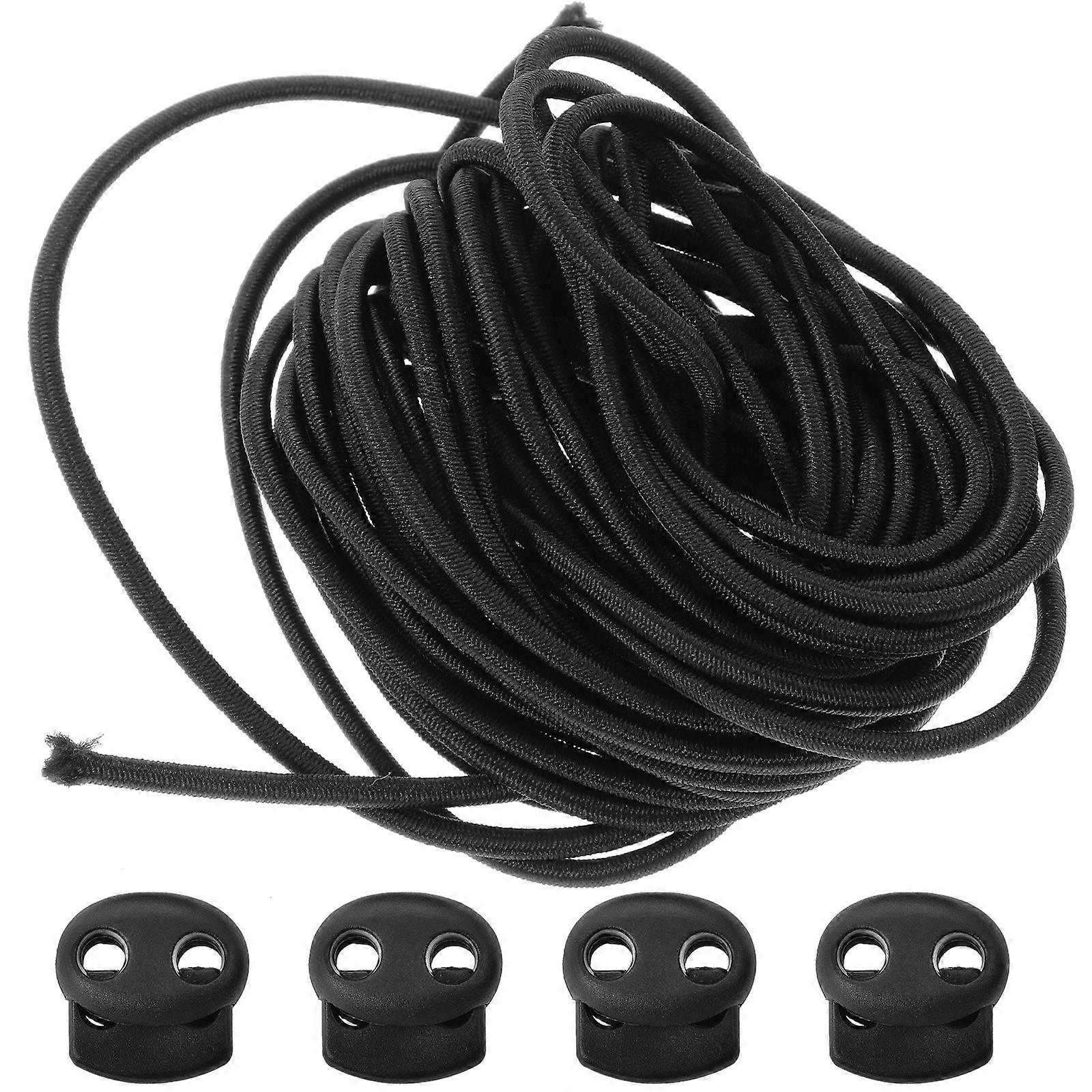1 Set of Spring Cord Lock End Stoppers Plastic Spring Fastener Cord Locks Spring Stopper Replacement