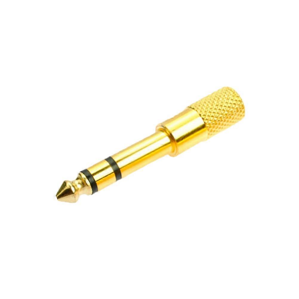 Mic Cord Converter Adapter 2-Channel Audio Transfer for Pro Audio Equipment Golden 3Pcs Per Set