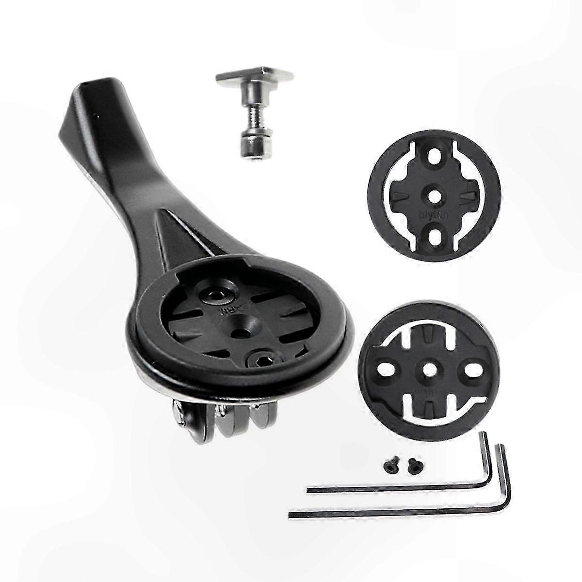 Cycling Computer Mount with Camera Holder and Stem Extension Adapter for Bikes