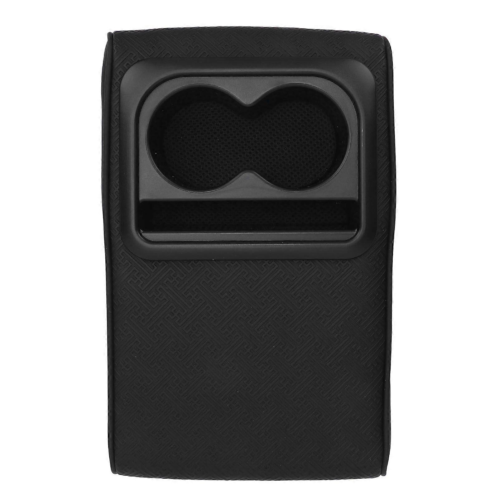 Car Center Console Armrest Pillow with Cup Holder Memory Foam Middle Console Protection Cushion Universal for SUVs Trucks