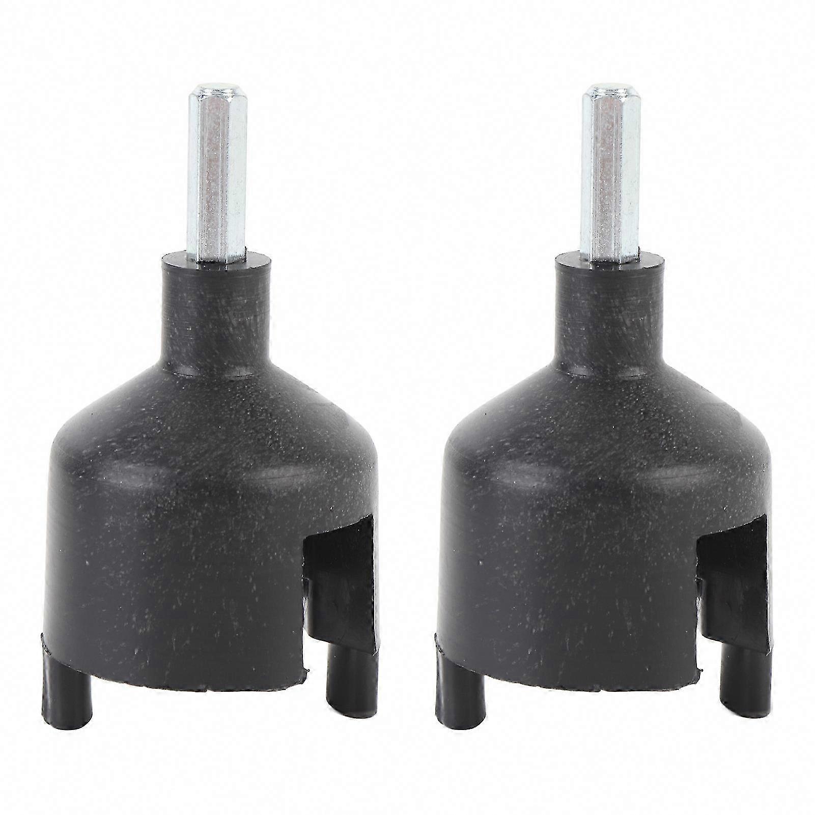 2 Pack Electric Fence Insulator Sleeve Tools with ABS Steel Nail Socket for Screwing Insulators into Wood Posts