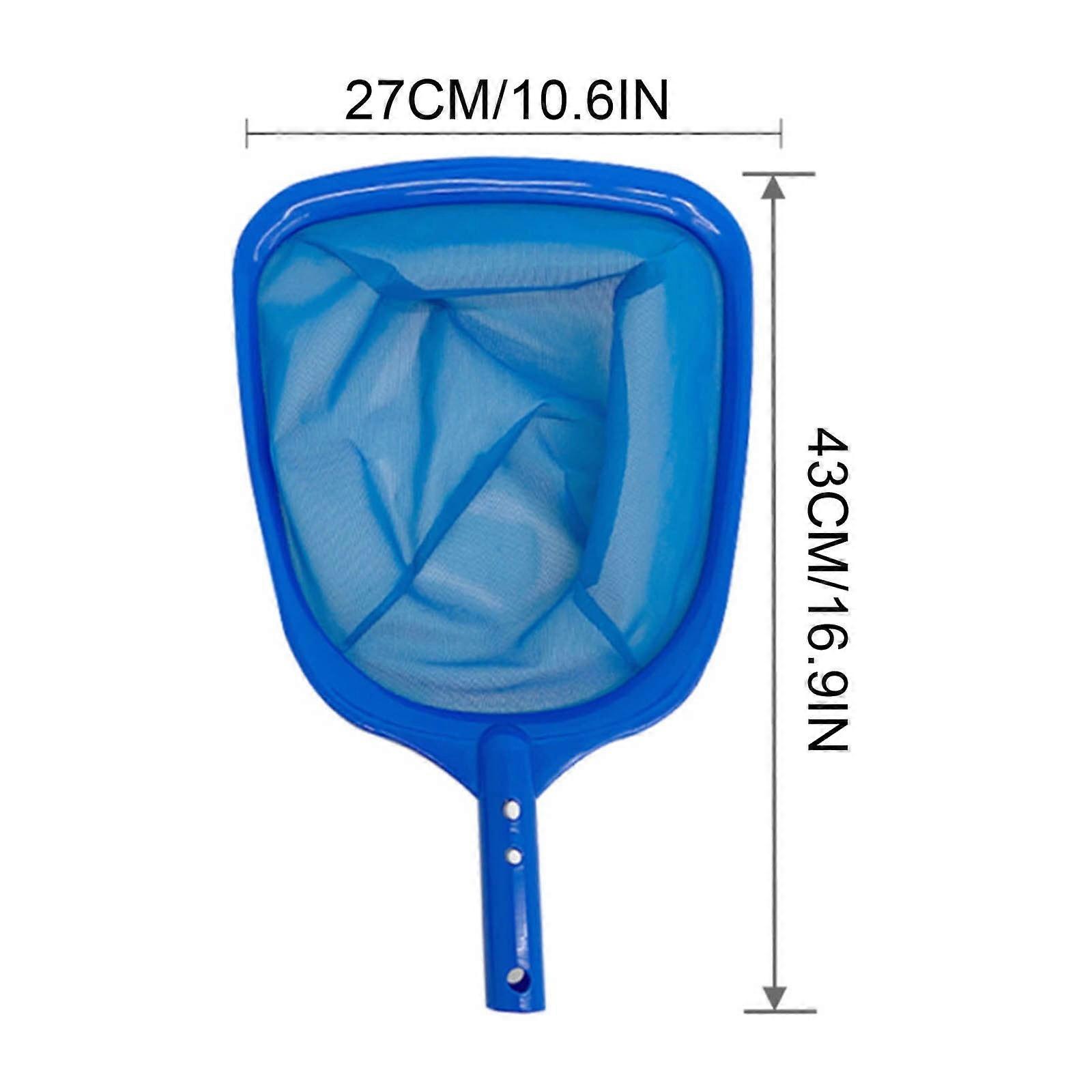 vankin Swimming Pool Leaf Skimmer Net with Telescopic Aluminum Pole and Fine Nylon Mesh, Ideal for Removing Leaves and Debris Clearance