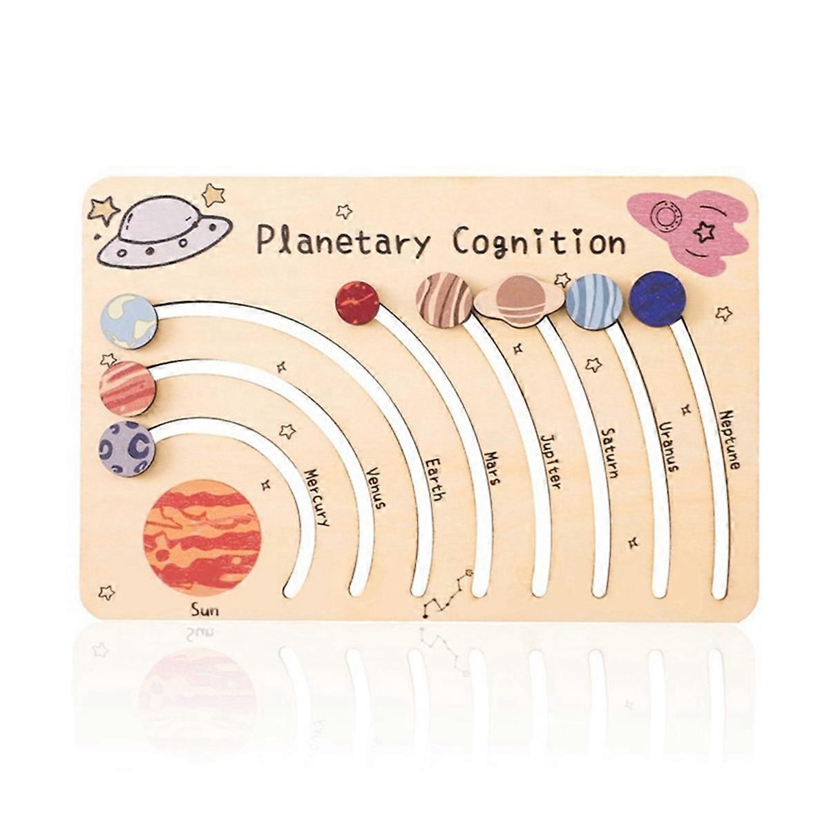 Wooden Galaxy Cognition Playboard Learning Interactive Game Toys