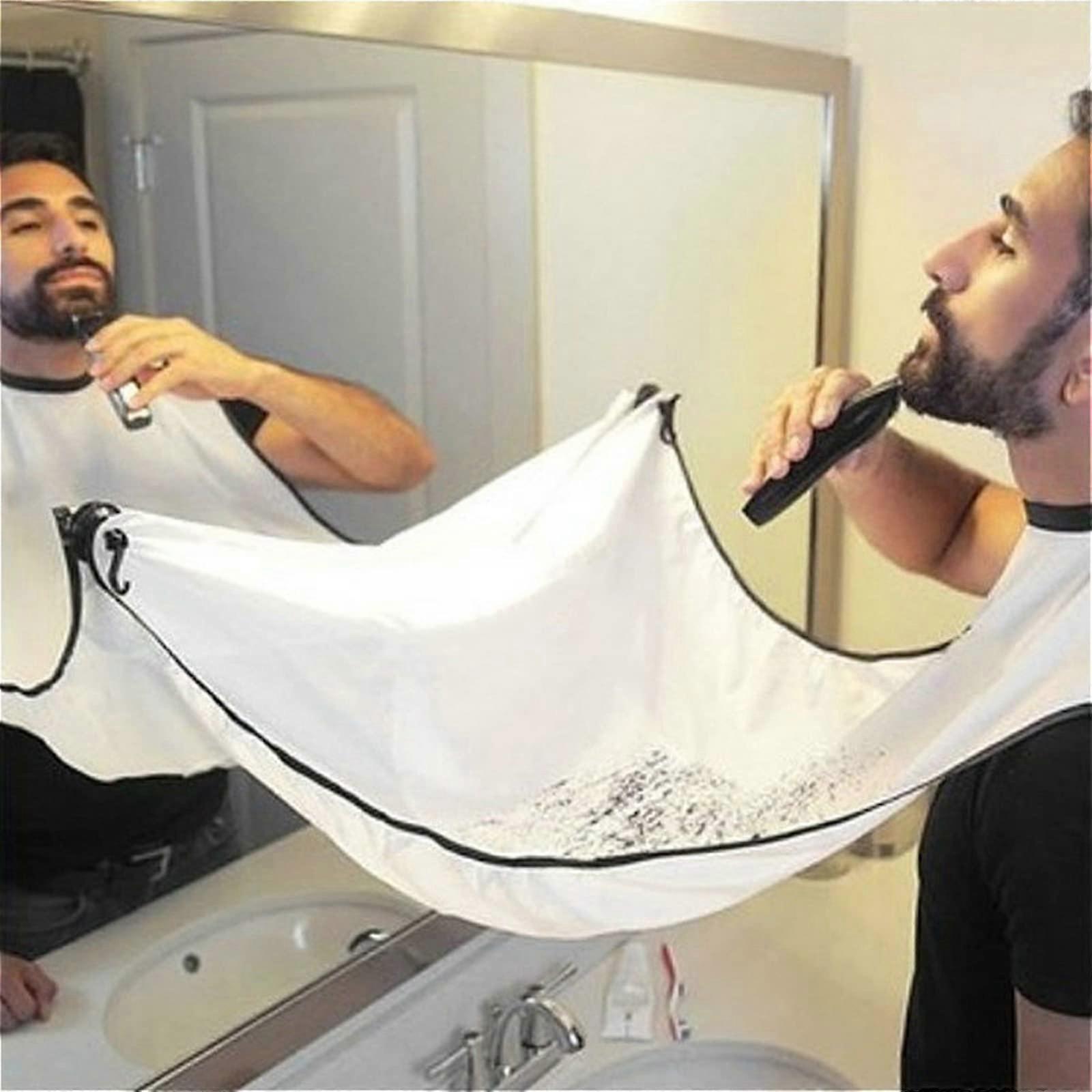 Shaving Bib Beard Apron Shaving Cape With Transparent Suction Cup Beard Cloth, Beard Care Set