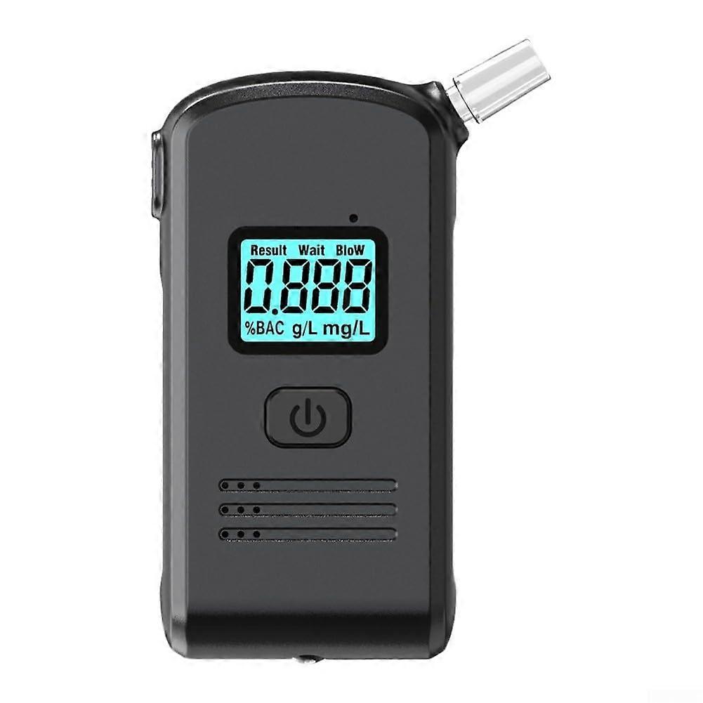Portable Breathalyzer Compact Alcohol Tester With LCD Digital Display Precise Measurement Detector Compatible