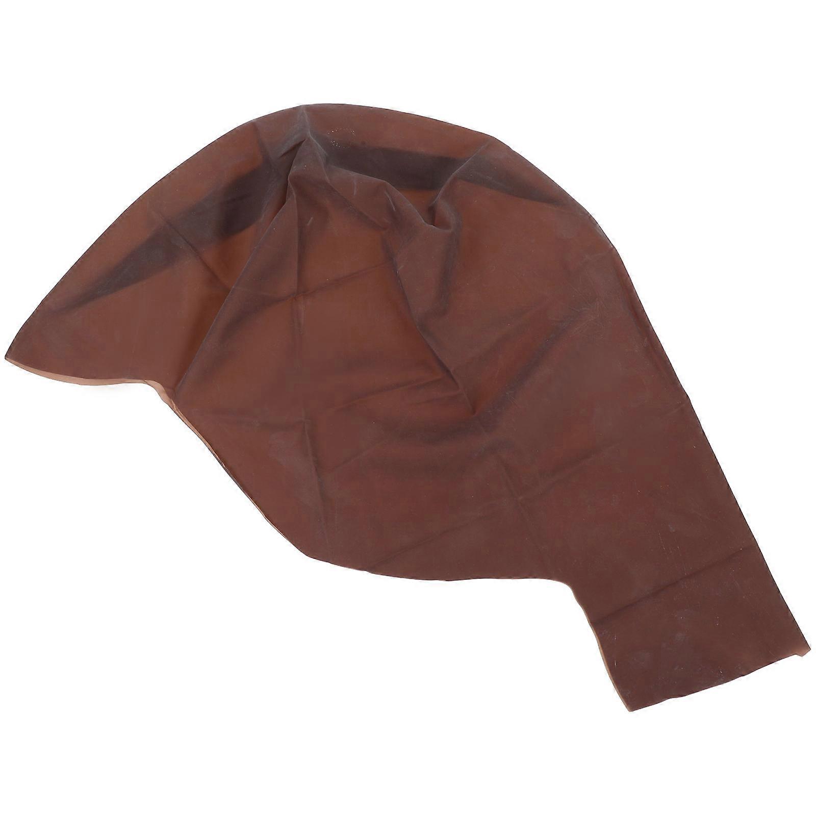 5Pcs Brown Latex Bald Cap for Cosplay Use Comfortable Makeup Bald Head Cap
