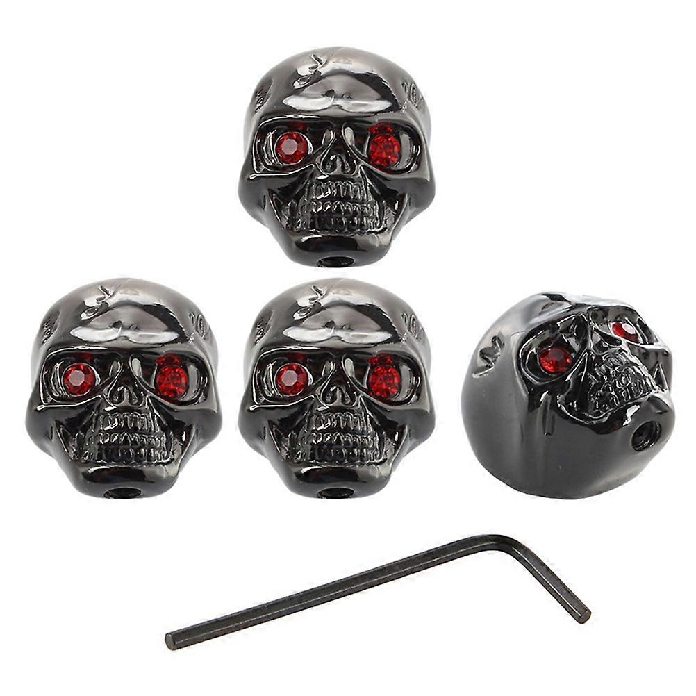 Skull Head Knob Metal Tone Volume Control Knobs for Electric Guitar 12Pcs