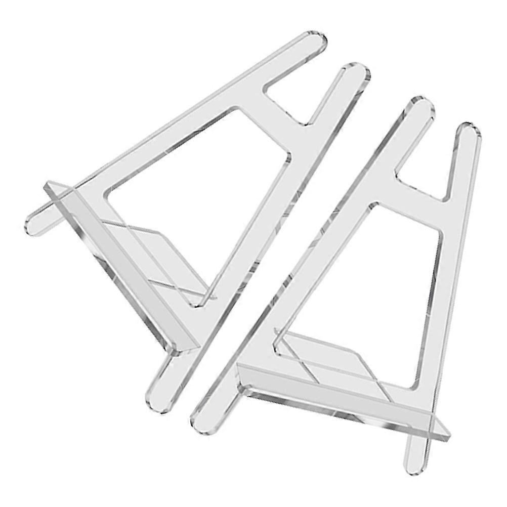 Acrylic Mobile Phone Stand for Retail Display Clear Design with 4Pcs