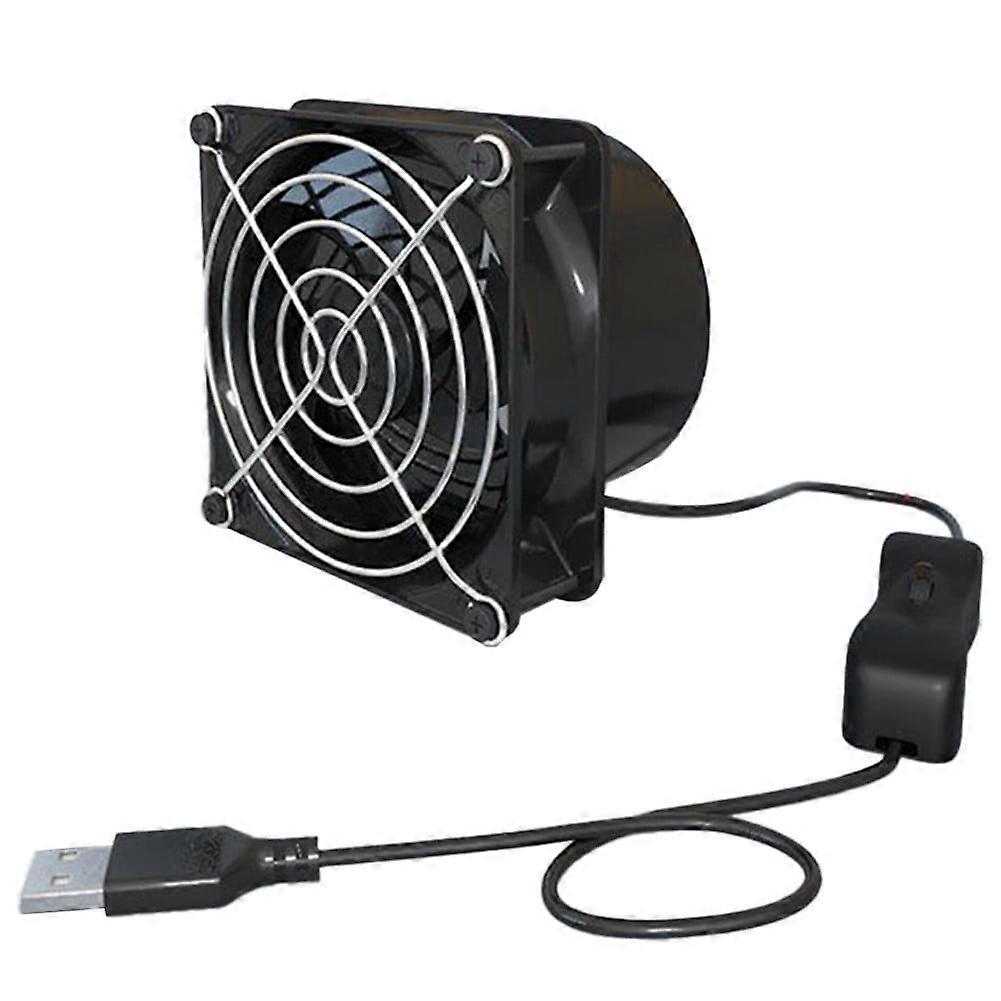 AFQH Compact USB Kitchen Exhaust Fan with Adjustable Speed and Easy Operation