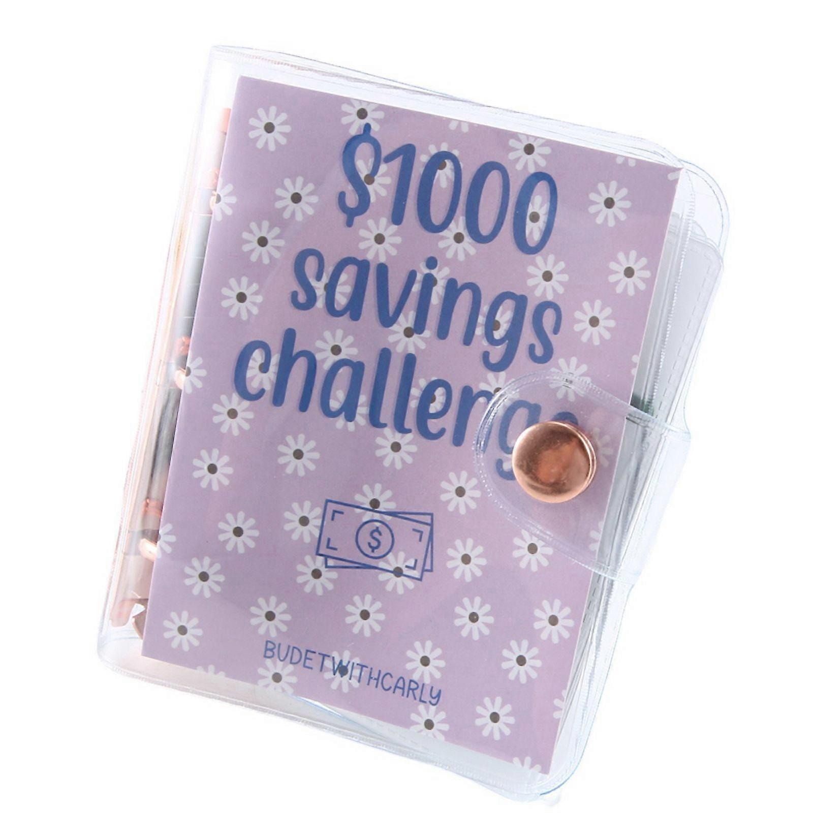 Saving Challenge Binder Budget Planner Savings New Book 1000 Challenges