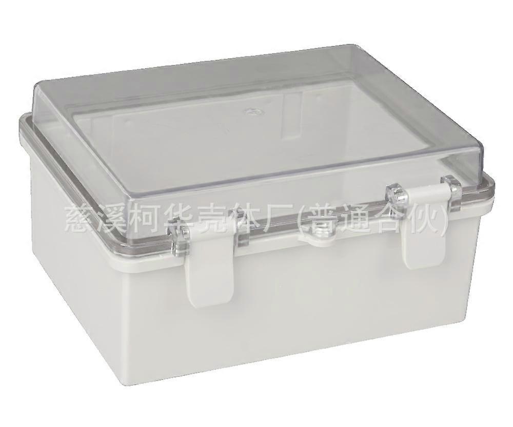 ITSELFER Waterproof Electrical Junction Box Plastic Dustproof Ip65 Outdoor Project Enclosure With Hinged Shell And Mounting Plates