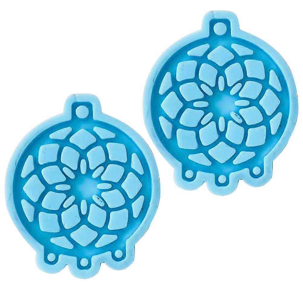 Dream Catcher Molds Silicone for DIY Crafting 6Pcs Blue Wind Chimes Keychain