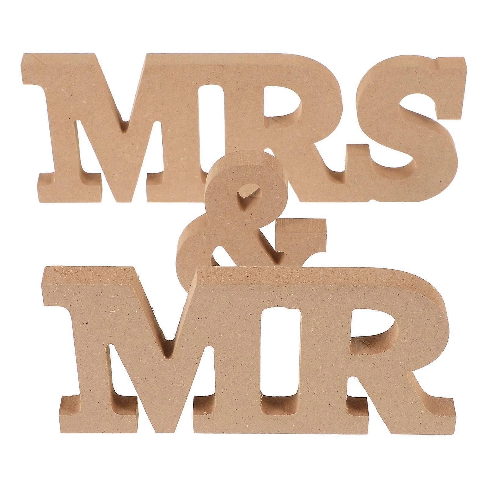 Wooden Sign for Wedding Rustic Table Centerpieces