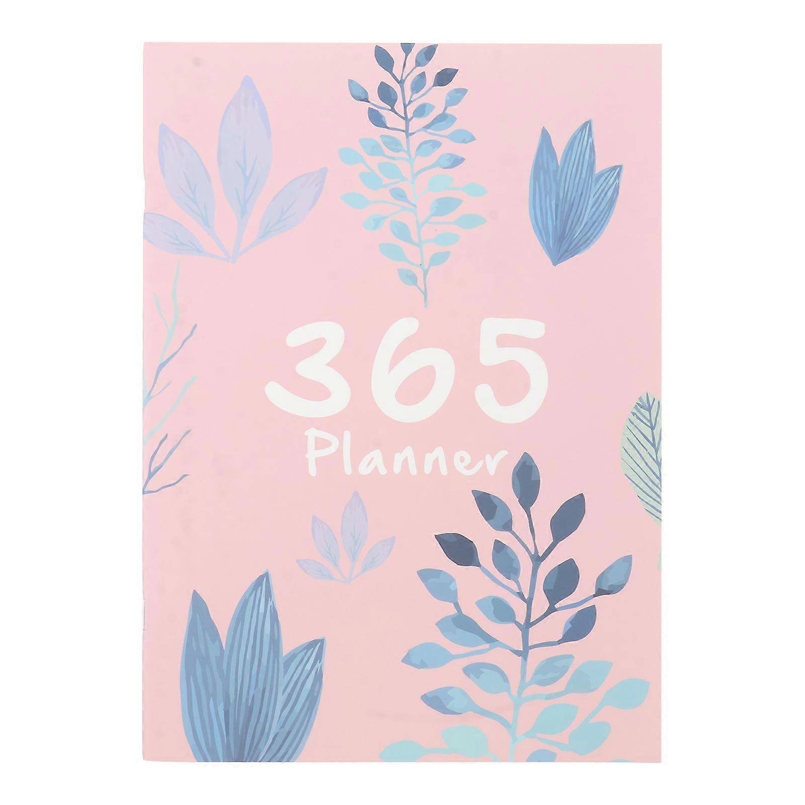 2021 Planner Notebook Writing Use 2Pcs Beige Schedule Diary Organizer