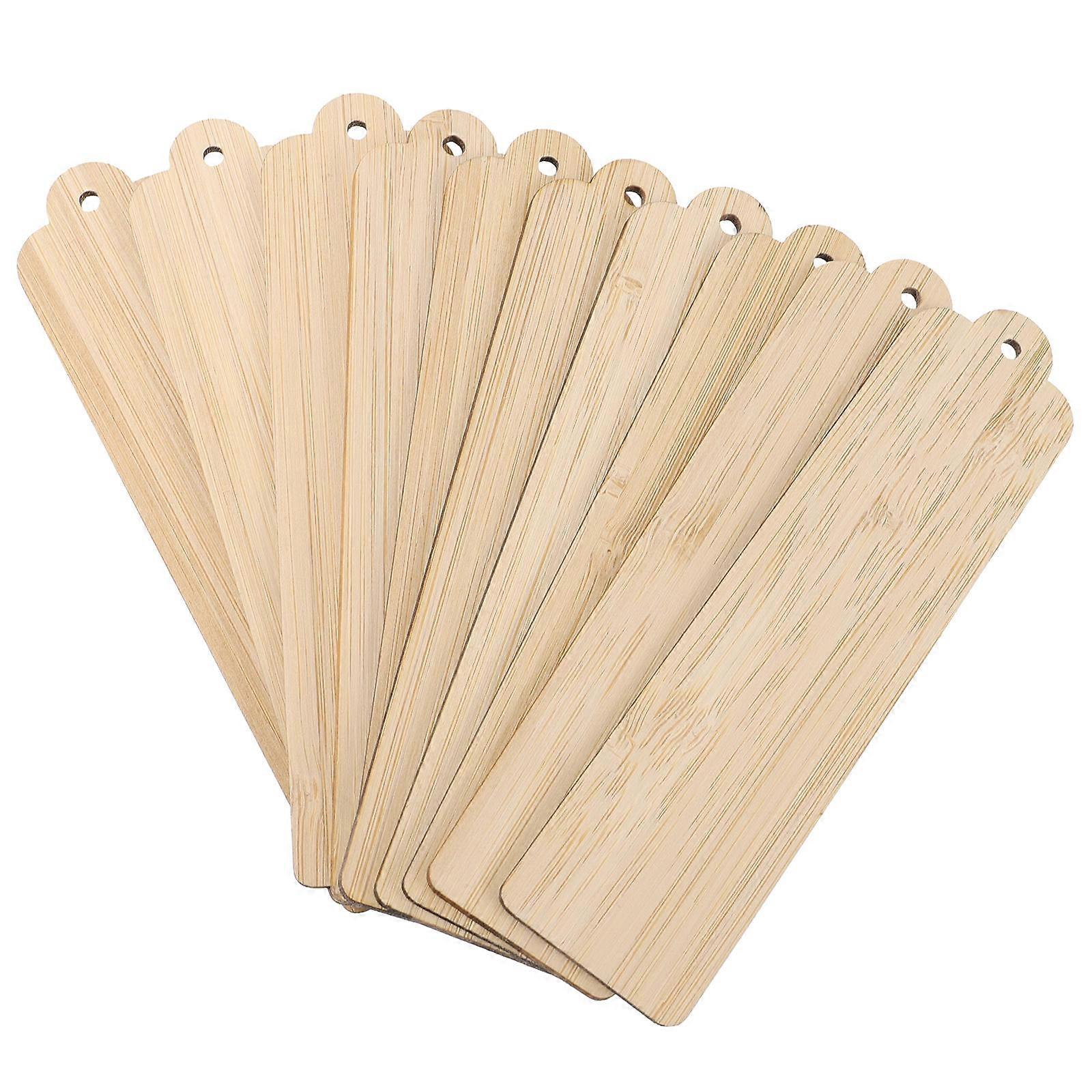 Wooden Craft Making Bookmarks for DIY Projects 30Pcs Unfinished