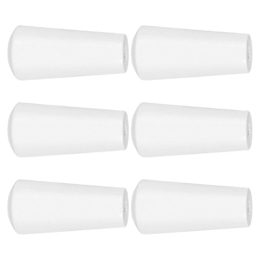 Wooden Blind Pull Cord Knobs for Decoration 18Pcs White Set