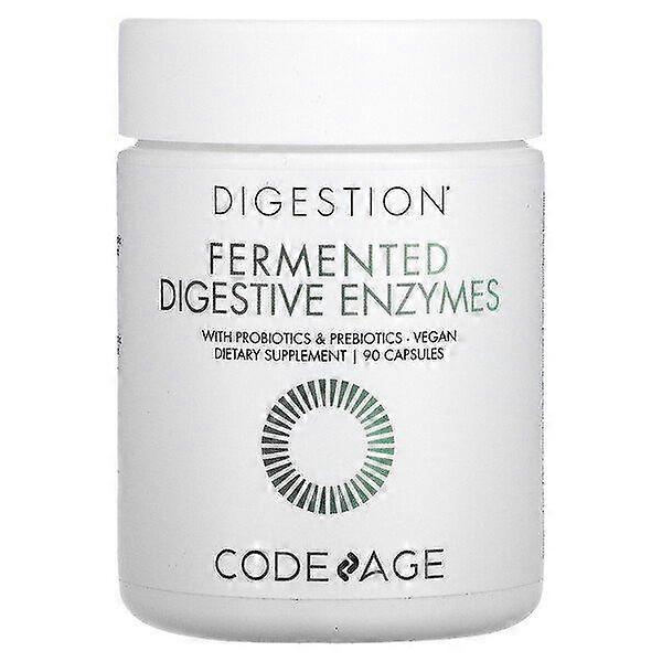 Codeage, Fermented Digestive Enzymes with Probiotics & Prebiotics, Vegan, 90 Capsules