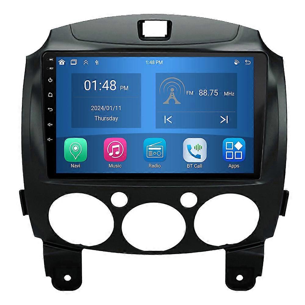 Car Multimedia Player 4G+64G For Mazda 2 Mazda2 DE 2007 - 2014 CarPlay Android Auto Stereo Radio GPS Navigation Autoradio Bluetooth 2Din Video Touch
