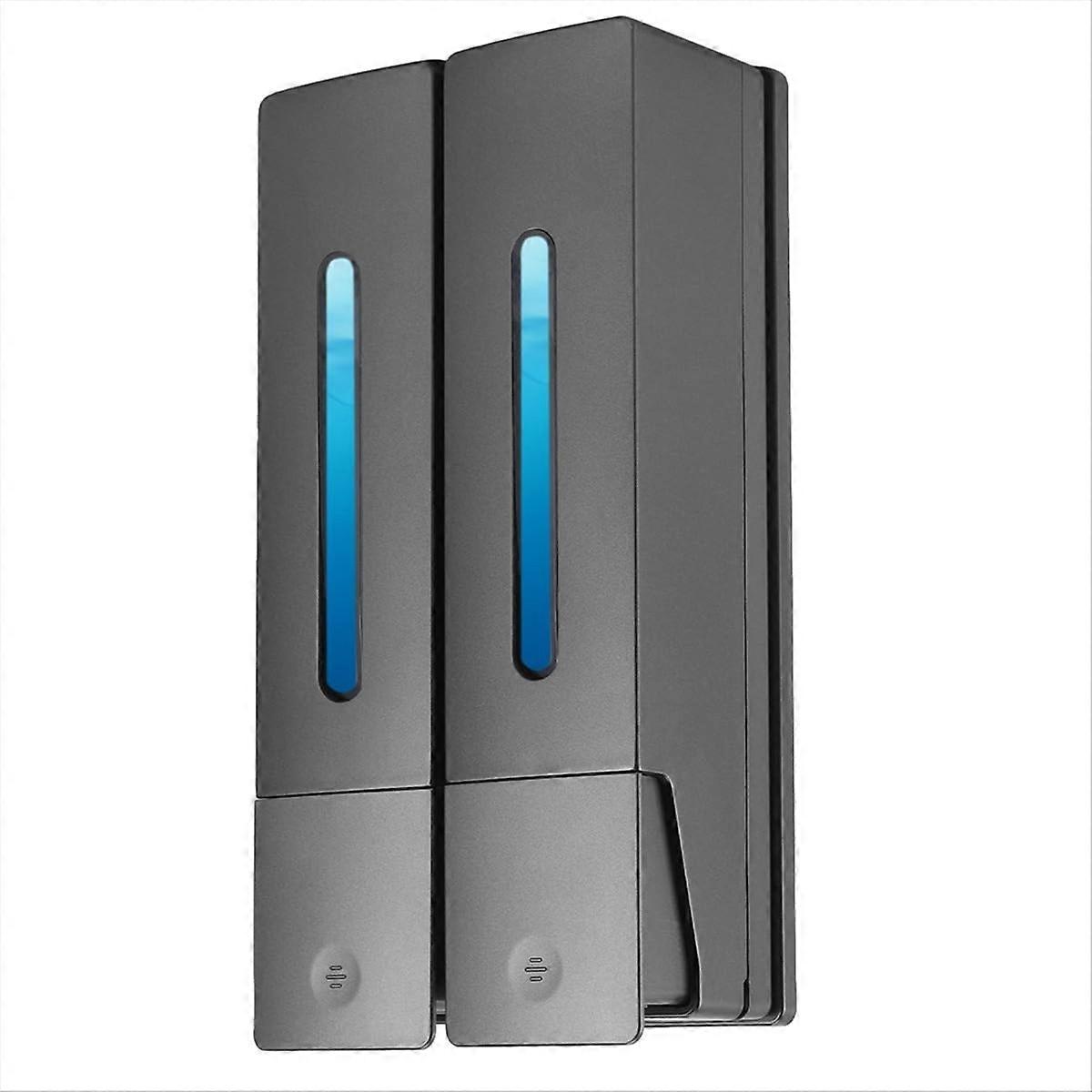 Soap Dispenser Wall Mounting 2 X 400 Ml for Kitchen Bathroom