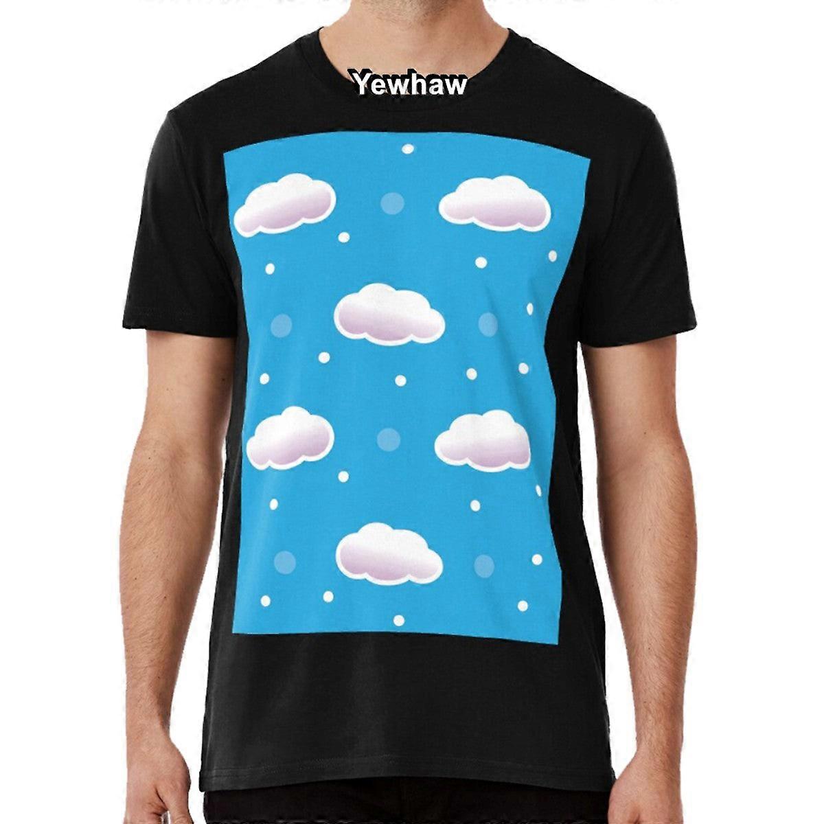 Cloud Patterns T-shirt Vintage Floral Aesthetic Geometric