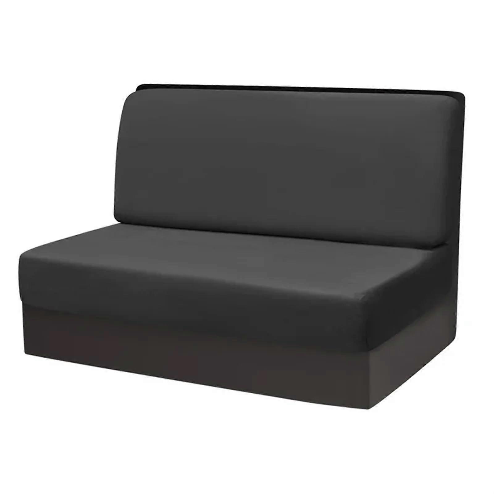 Stretch Velvet Sofa Bench Cover 2 Piece Set For RV Dinette Cushions Compatible With RV Camper Car Decor Color 2